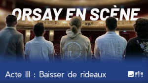 Visuel afin d'illustrer le troisième épisode de la web-série Orsay en scène?